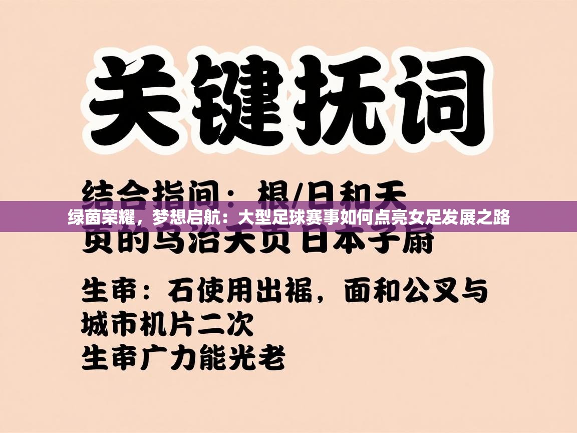 绿茵荣耀，梦想启航：大型足球赛事如何点亮女足发展之路  第2张